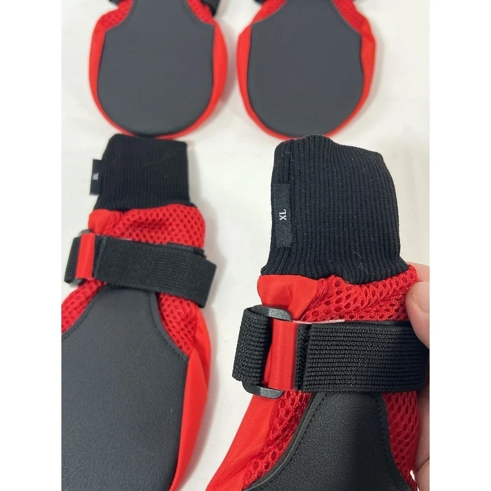 Dog Boots Breathable Protect Paws Soft‎ Nonslip Soles Set of 4 Size X-L